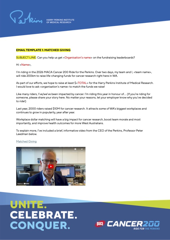 2026 Match Giving Template